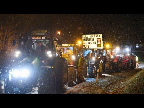 Landesweite Aktionen: Landwirte starten Protestwoche