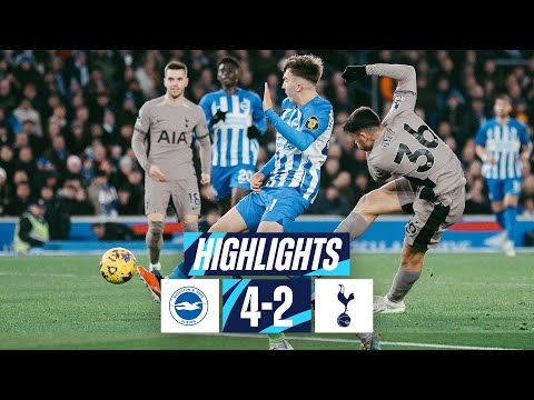 BRIGHTON 4-2 TOTTENHAM HOTSPUR // PREMIER LEAGUE HIGHLIGHTS