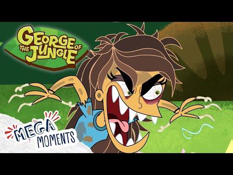 Magnolia Goes Wild 🐅 | George of the Jungle | Full Episodes | Mega Moments