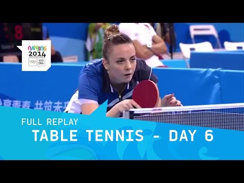 Table Tennis - Mixed Team R16 &amp; Q/F Day 6 | Full Replay | Nanjing 2014 Youth Olympic Games