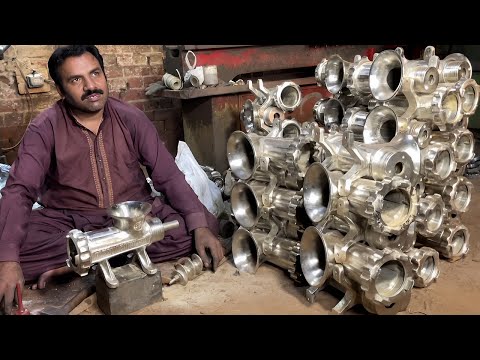 Amazing Meat Mincer making process | Complete manufacturing process Meat Grinder