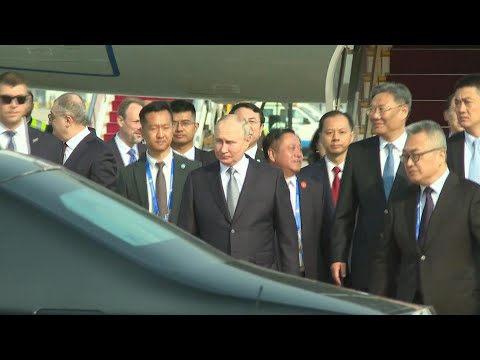 Vladimir Poutine arrive en Chine | AFP Images