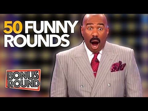 50 FUNNY Family Feud Steve Harvey Answers &amp; Rounds