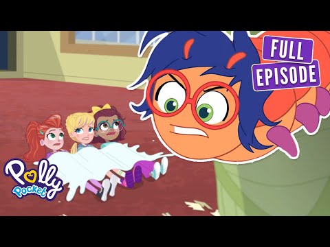 Polly Pocket Full Episode 17 | Bookworm! 📕🪱 | Polly Pocket: Magic Locket Adventures | Kids Movies