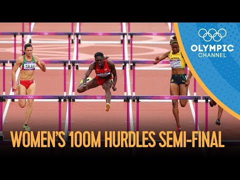 100m Hurdles - Women's Semi-Finals Full Replay - London 2012 Olympics