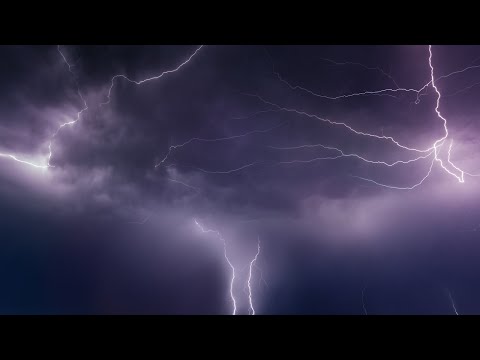 Heavy Thunderstorm Sounds | Relaxing Rain, Thunder &amp; Lightning Ambience for Sleep | HD Nature Video