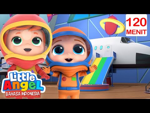 Bayi John ingin menjadi astronot | Bayi John | Little Angel Indonesia | Kartun dan Lagu Anak Anak