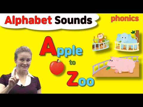 Letter Sounds | Alphabet A to Z | Pronunciation | Phonics for Kids