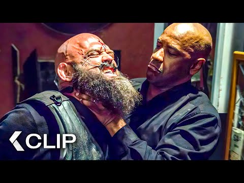 Robert vs. Russian Mafia - Warehouse Fight Scene - THE EQUALIZER (2014)