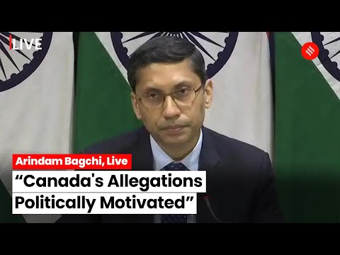 MEA Spokesperson Arindam Bagchi Addresses Escalating Tensions Between India And Canada