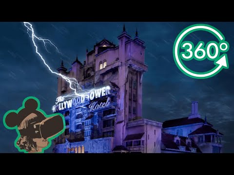 360&ordm; Ride on Twilight Zone Tower of Terror at Disney's Hollywood Studios