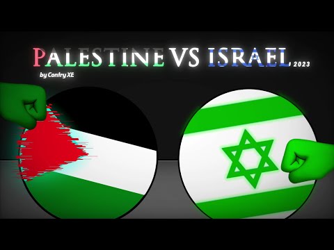 Palestine Vs Israel 2023 | أنميشن الدول ♬