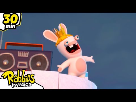 &iexcl;Los Rabbids se van de aventura!| Rabbids La Invasi&oacute;n | Nueva compilaci&oacute;n 30 Min | Cartoon