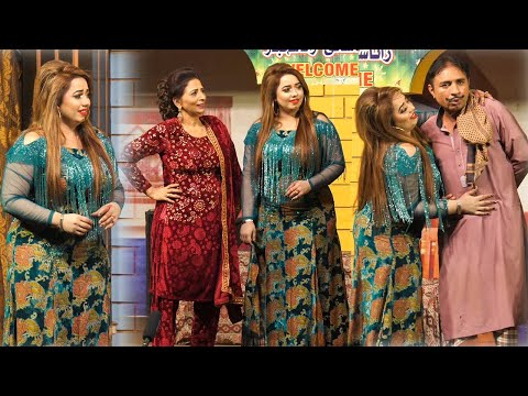 Shiza Butt And Abida Baig With Rashid kamal || BaBa G Faisalabad || New Comedy Stage Drama Clip 2020