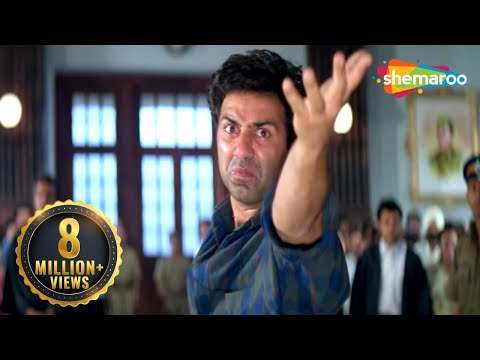 मे कानून से बचने के लिए नहीं कानून की आँखे खोलने आया था | Salaakhen Scene | Sunny Deol Action Scenes