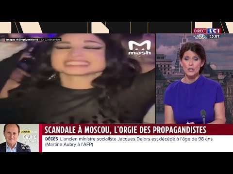 Scandale &agrave; Moscou : l'orgie des propagandistes pro-Poutine