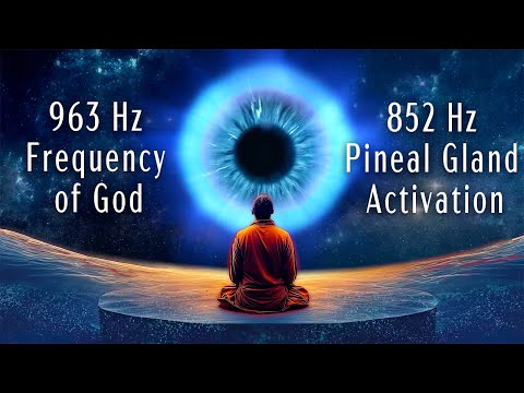 963 Hz Frequency of God, 852 Hz Pineal Gland Activation, Open Your Third Eye, Spiritual Connection