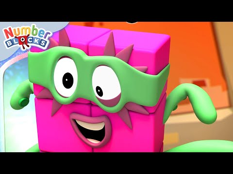 SUPER-HERO Special! - Numberblocks &amp; Alphablocks | Part 2 - Learn to count and read for Kids