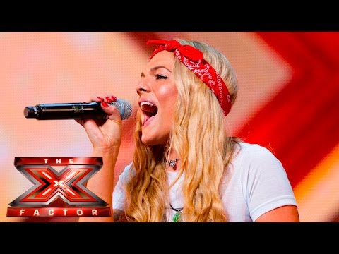 Soul singer Louisa Johnson covers Who&rsquo;s Loving You | Auditions Week 1 | The X Factor UK 2015