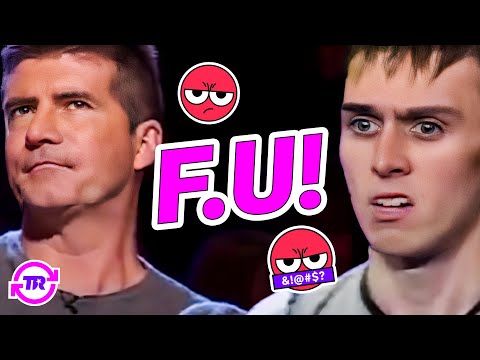 10 ANGRY Contestants Who FIGHT With The Judges! Watch What Happens...