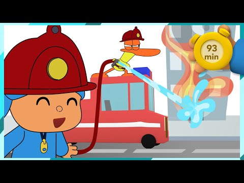 🧑&zwj;🚒 POCOYO &amp; NINA- Super Firefighter Rescue Team 93 min ANIMATED CARTOON for Children |FULL episodes