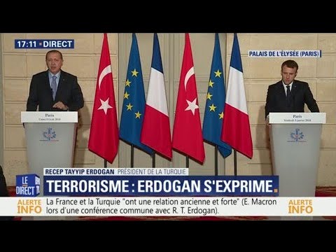 &quot;Tu ne parles pas comme un journaliste&quot; Quand Erdogan r&eacute;pond s&egrave;chement en conf&eacute;rence de presse