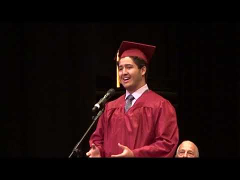 LOGAN SINGING &quot;MY WAY&quot; - EAST GREENWICH HIGH SCHOOL GRADUATION, JUNE 2018