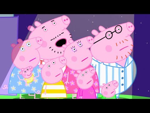 The Noisy Night at Peppa Pig's Cousin Chloe's House | Peppa Pig Official Family Kids Cartoon