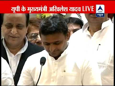 We will try to satisfy Mulayam Singh Yadav with our work: Akhilesh