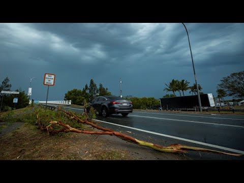 'Hailstones the size of golf balls' and severe thunderstorms batter south-east Queensland