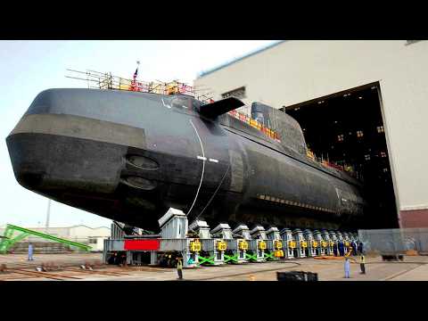 ▶️SUBMARINE Factory⚓{Assembly}: How submarines are built?🚧US Indiana➕Saab➕South Korea