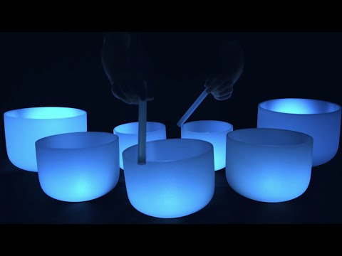 Crystal Singing Bowls☯️ ULTRA RELAXING Sound Bath