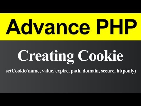 Creating Cookie Some Optional Parameter in PHP (Hindi)