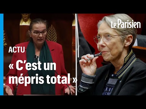 Une d&eacute;put&eacute;e LFI sermonne &Eacute;lisabeth Borne qui vapote &agrave; l&rsquo;Assembl&eacute;e nationale