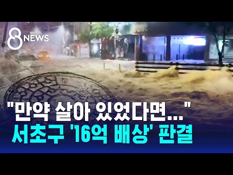 맨홀에 빠져 숨진 남매&hellip;'기대 수입' 반영해 &quot;16억 배상&quot; / SBS 8뉴스