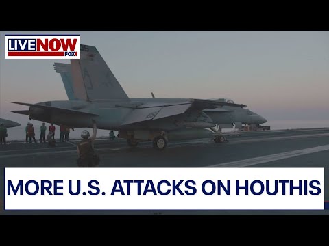 Israel-Hamas war: U.S. launches new round of strikes against Houthis in Yemen | LiveNOW from FOX