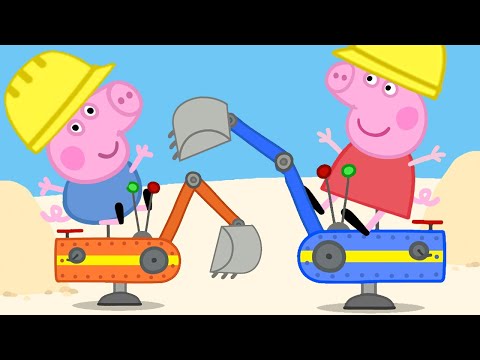 Diggerland Amusement Theme Park for Kids with Peppa Pig