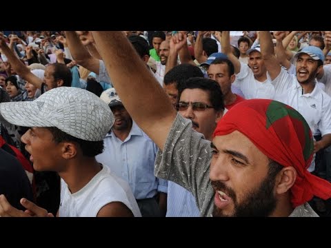 Des Marocains manifestent leur soutien &agrave; la Palestine