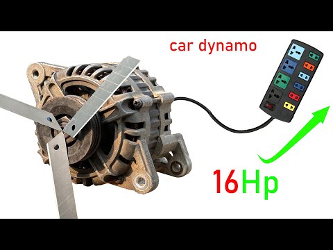 I turn car dynamo into a eternal generator