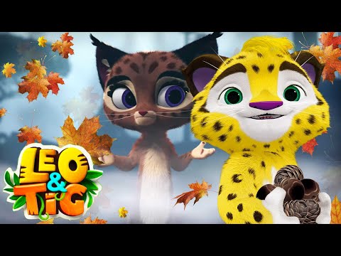 LEO and TIG ? ? Autumn colors ? Epsodes collection ? Moolt Kids Toons Happy Bear