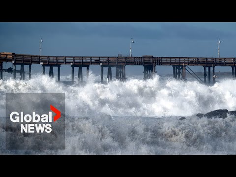 Massive waves batter coast of California, experts warn worst is yet to come