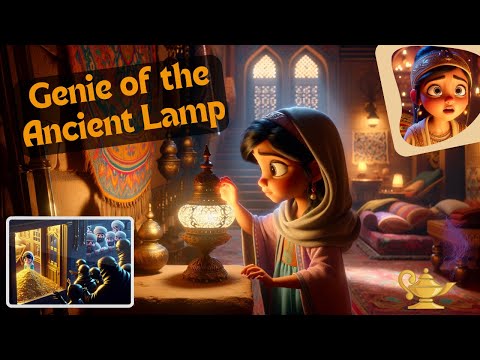 Genie of the Ancient Lamp | @kids_storytime_studio | Fairytales &amp;amp; Bedtime Stories | English tales