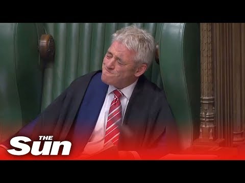 John Bercow tears up as MPs pay tribute at his final PMQs