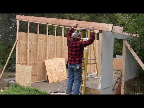 Building a Storage Shed  ......    start to finish