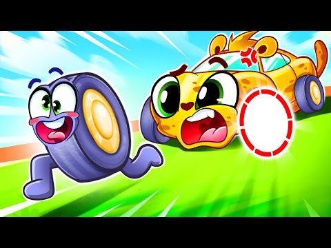 I Lost my Wheel Song 😱 | Funny Kids Songs &amp; Nursery Rhymes by Baby Cars