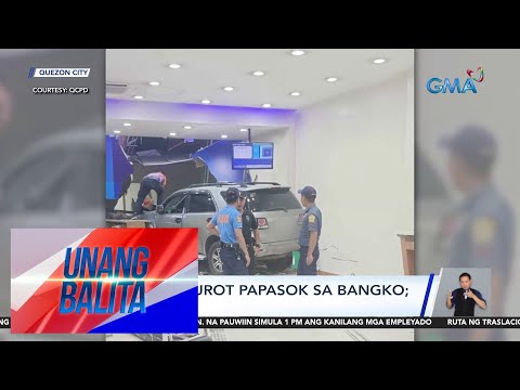 SUV, humarurot papasok sa bangko; 7, sugatan | UB