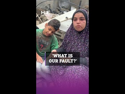 'What is our fault?': Gazan family despairs amidst rubble of struck house