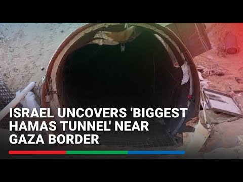 Israel uncovers 'biggest Hamas tunnel' near Gaza border | ABS-CBN News