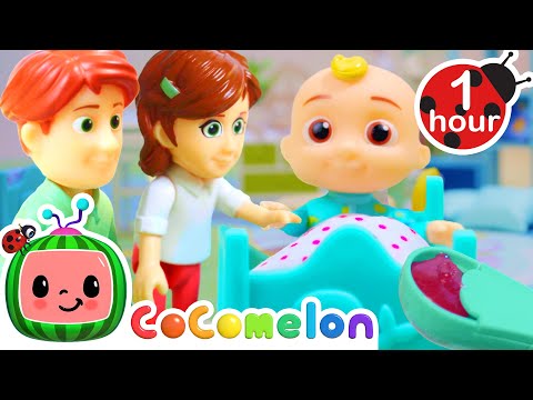 Sick Song Toy Play Learning with JJ | CoComelon Nursery Rhymes &amp; Kids Songs