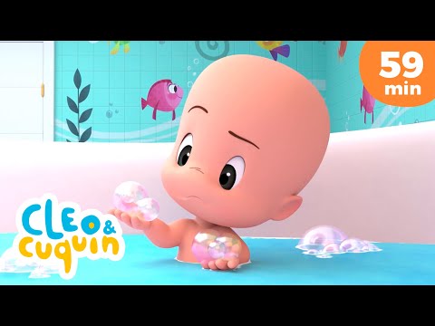 Bath Song with Cuquin and more Nursery Rhymes by Cleo and Cuquin | Children Songs